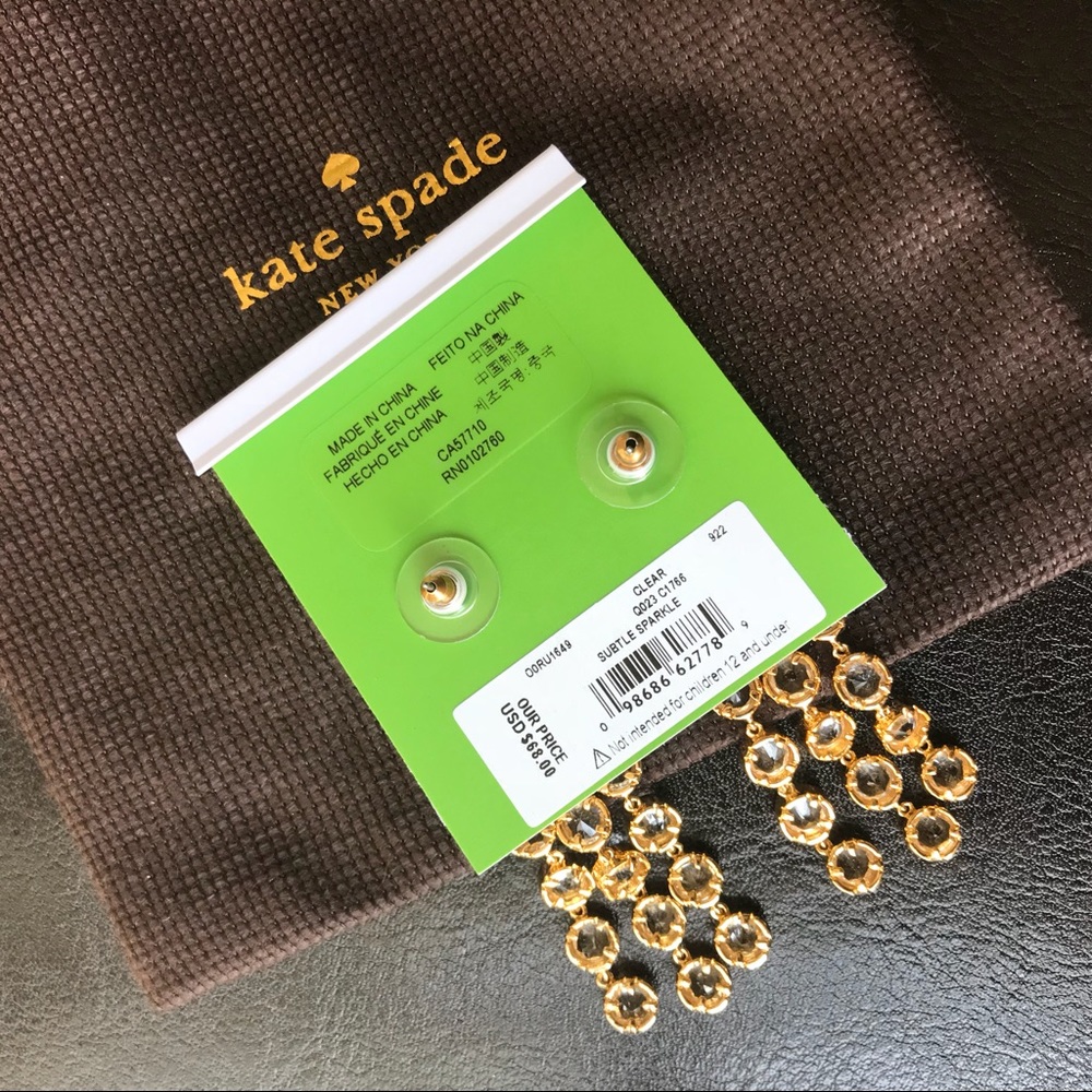 Kate ♠️ 12k gold plated chandelier earrings - Picture 4 of 4